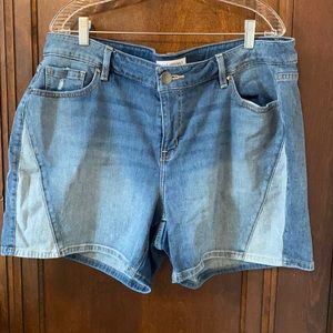 Plus Size Denim Shorts